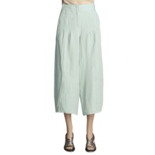 Two Star Dog Crinkle Linen Crop Pants (For Women) in Fiji - Closeouts