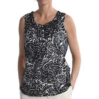 Two Star Dog Daphne Tank Top - Cotton (For Women) in Print