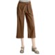 Two Star Dog Deanna Crop Pants - Stretch Linen, Pleated (For Women)