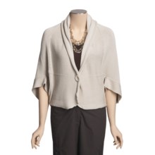 Two Star Dog Debbie Cardigan Sweater - 3/4 Sleeve (For Women) in Stone - Closeouts
