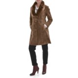 Two Star Dog Diedre Suede Coat - Faux-Fur Collar (For Women)