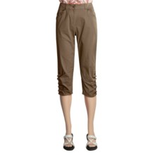 Two Star Dog Eileen Capri Pants - Garment Dyed, Stretch Twill (For Women) in Mojave - Closeouts