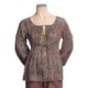 Two Star Dog Embellished Jewel Shirt - Linen-Silk, 3/4 Sleeve (For Women)