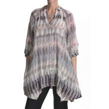 Two Star Dog Francesca Tunic Shirt with Camisole - Long Sleeve (For Women) in Print - Closeouts