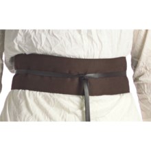 Two Star Dog Giulietta Linen Belt (For Women) in Chocolate - Closeouts
