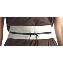 Two Star Dog Giulietta Linen Belt (For Women) in Flax - Closeouts