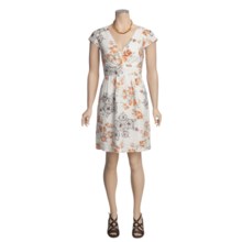 Two Star Dog Handkerchief Dress - Ramie, Short Sleeve (For Women) in Print - Closeouts