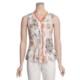Two Star Dog Handkerchief Shirt - Ramie, Sleeveless (For Women)