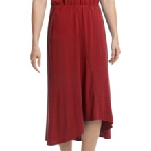Two Star Dog Hi-Lo Skirt - Heathered Stretch Jersey (For Women) in Pimento - Closeouts