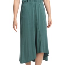Two Star Dog Hi-Lo Skirt - Heathered Stretch Jersey (For Women) in Twilight - Closeouts