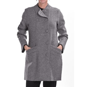 Two Star Dog Hilda Coat - Boiled Wool (For Women) in Shadow