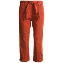 Two Star Dog Jordan Crop Pants - Garment Dyed, Stretch (For Women) in Cinnamon - Closeouts