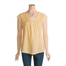 Two Star Dog Karen Shirt - Hemp-TENCEL®, Short Sleeve (For Women) in Lemonade - Closeouts