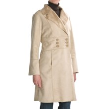 Two Star Dog Mara Faux-Shearling Coat (For Women) in Sesame - Closeouts