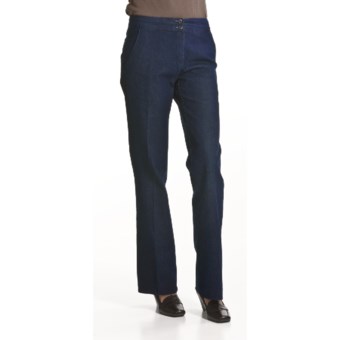 Two Star Dog Marie Pants - Polished Denim (For Women) in Dark Denim