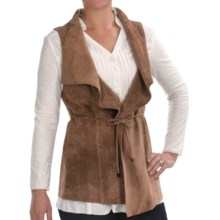 Two Star Dog Mina Vest - Suede (For Women) in Cognac - Closeouts
