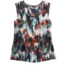 Two Star Dog Monaco Printed Voile Shirt - Short Sleeve (For Women) in Print - Closeouts