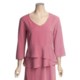 Two Star Dog Peplum Shirt - TENCEL®, 3/4 Sleeve (For Women)