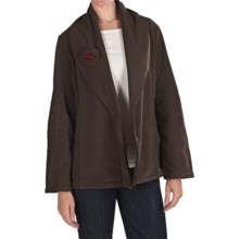 Two Star Dog Shawl Collar Jacket - Fleece (For Women) in Java - Closeouts