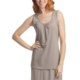 Two Star Dog Shirred Neck Tank Top - Heathered Stretch Jersey (For Women)