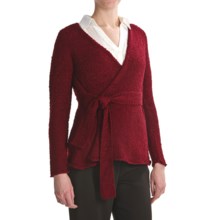 Two Star Dog Sonja Belted Cardigan Sweater (For Women) in Cranberry - Closeouts