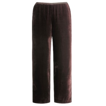 Two Star Dog Velvet Pants (For Women) in Mahogany