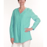 Two Star Dog Vicky Linen Tunic Shirt - Long Sleeve (For Women)