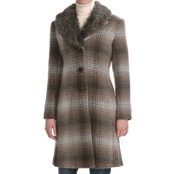 Two Star Dog Zelda Coat - Ombre Plaid (For Women) in Plaid