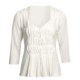 Two Star Dog Zoey Cardigan Sweater - Pleated Front, 3/4 Sleeve (For Women)