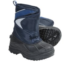Two-Tone Lined Snow Boots (For Kids and Youth) in Night Sky/Black - Closeouts