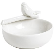 47%OFF ボックスとバスケット 支店ボウル上の2つの会社の鳥 - 磁器 Two's Company Bird on a Branch Bowl - Porcelain画像
