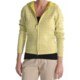Tyler Boe Cable-Knit Hoodie Sweater - Acid Wash Cotton (For Women)