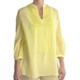 Tyler Boe Sequined Cotton Shirt - 3/4 Sleeve (For Women)