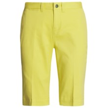 Tyler Boe Twill Shorts - Stretch Cotton (For Women) in Sweet Pea - Closeouts