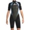 Typhoon XTS Vortex Shorty Wetsuit - 3mm (For Women) in Black/Light Blue