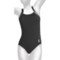 TYR Aquatic Square Neck Swimsuit - 1-Piece (For Women) in Black