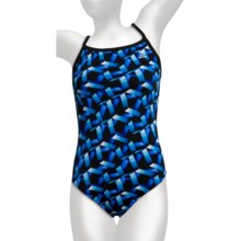 TYR Atlantic Competition Swimsuit - Diamond Back (For Women) in Blue - Closeouts