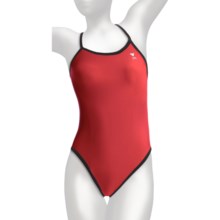 TYR Diamondback Swimsuit - 1-Piece, Reversible (For Women) in Bright Red/Black - Closeouts