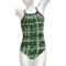 TYR Funkies Competition Swimsuit - Diamond Back, 1-Piece (For Women) in Green Funky Town