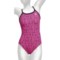 TYR Pop Rocks Competition Swimsuit - 1-Piece, Diamondfit (For Women) in Pink/Black