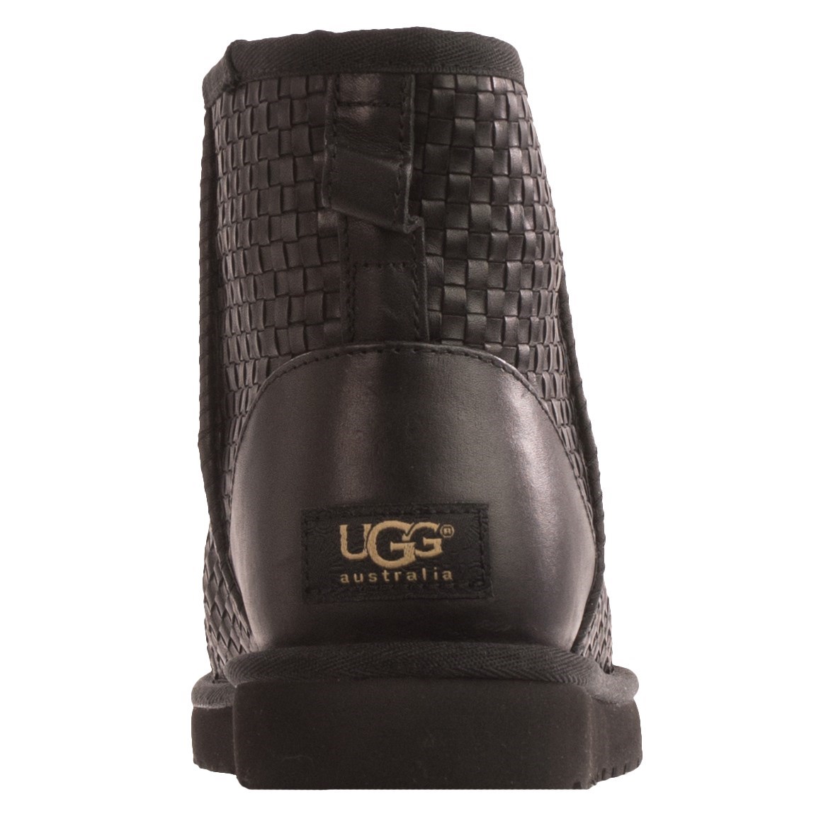 ugg australia woven leather mini boot cognac ugg australia woven leather mini boot cognac