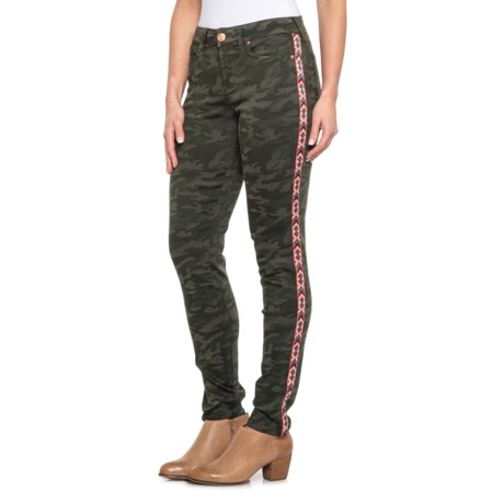 Ariat Ultra Stretch Perfect Rise Chevron Camo Skinny Jeans (For Women) - OLIVE (31 )