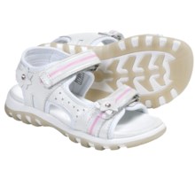Umi Louise Sandals - Adjustable Straps (For Little and Youth Girls) in White - Closeouts