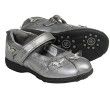 Umi Paley Mary Janes (For Kid and Youth Girls) in Pewter - Closeouts