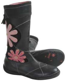 Umi Radiant Boots - Leather (For Girls) in Black - Closeouts