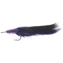 Umpqua Feather Merchants Toad Destroyer Saltwater Fly - Dozen in Purple/Black - Closeouts
