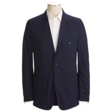 Unconstructed Sport Coat - Brushed Cotton (For Men) in Navy - 2nds