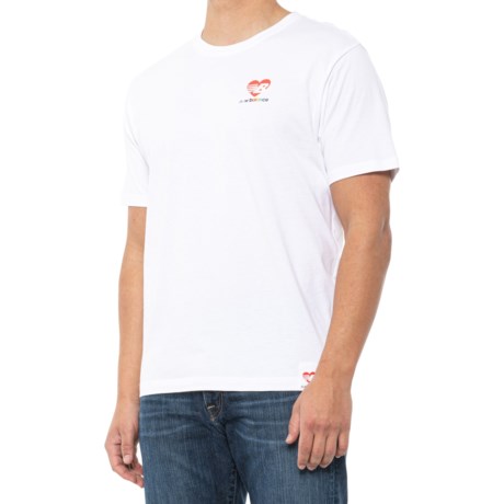 New Balance Uni Pride T-Shirt - Short Sleeve (For Men) - WHITE (S )