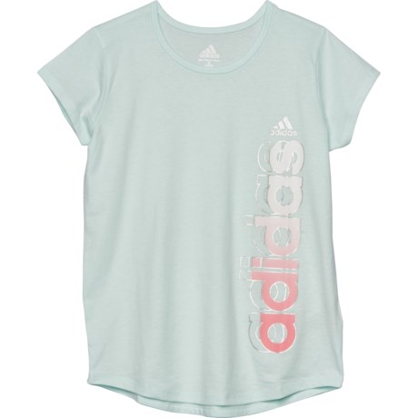 Adidas Unite T-Shirt - Short Sleeve (For Big Girls) - ICE MINT (M )