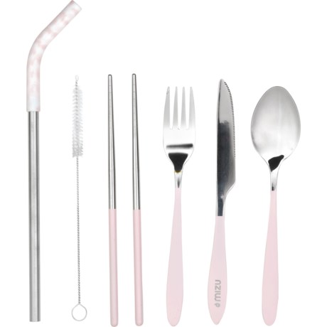 Mizu Urban Cutlery Set - 5-Piece, Soft Pink - SOFT PINK ( )